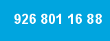 926 801 16 88 926 801 16 88